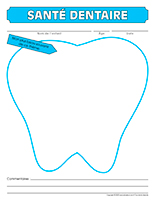 Cahier souvenir-Santé dentaire