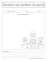 Cahier souvenir-Semaine des services de garde 2018