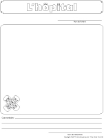 Cahier souvenirs - L'hôpital Cahier souvenirs - L'hôpital