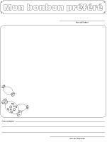 Cahier souvenirs - Mon bonbon préféré Cahier souvenirs - Mon bonbon préféré