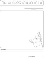Cahier souvenirs-La santé dentaire Cahier souvenirs-La santé dentaire