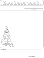 Cahier souvenirs-Mon beau sapin