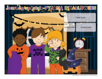 Calendrier perpe&#769;tuel-Journée spéciale-Pyjama d’Halloween