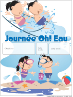 Calendrier perpétuel - Journée oh eau