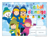 Calendrier perpétuel-Bal de neige