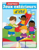 Calendrier perpétuel-Jeux extérieurs d'été