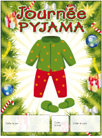 Calendrier perpétuel-Journée Pyjama Calendrier perpétuel-Journée Pyjama
