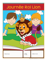 Calendrier perpétuel-Journée-Roi Lion Calendrier perpétuel-Journée-Roi Lion