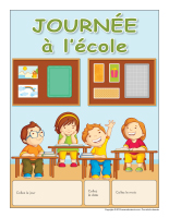 Calendrier perpétuel-Journée à l'école-2014