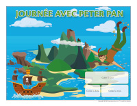 Calendrier perpétuel-Journée avec Peter Pan