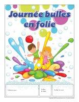 Calendrier perpétuel-Journée bulles en folie