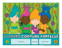 Calendrier perpetuel-Journee coiffure farfelue