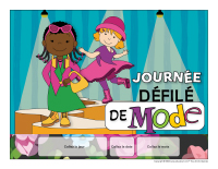 Calendrier perpetuel-Journee defile de mode