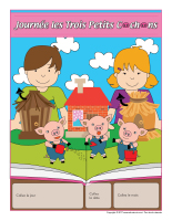 Calendrier perpétuel-Journée-les Trois Petits Cochons Calendrier perpétuel-Journée-les Trois Petits Cochons