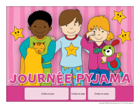 Calendrier perpetuel-Journee pyjama 2026