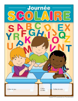 Calendrier perpétuel-Journée scolaire