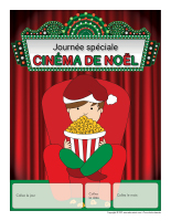 Calendrier perpétuel-Journée spéciale-Cine&#769;ma de Noël