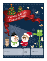 Calendrier perpétuel-Journée spéciale-Cinéma de Noël Calendrier perpétuel-Journée spéciale-Cinéma de Noël