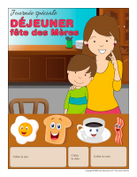 Calendrier perpétuel-Journée spéciale-Déjeuner-fête des Mères 2020