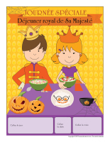 Calendrier perpétuel-Journée spéciale-Déjeuner royal de Sa Majesté Calendrier perpétuel-Journée spéciale-Déjeuner royal de Sa Majesté