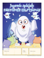 Calendrier perpétuel-Journée spéciale-Fantômes en pyjamas