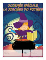 Calendrier perpétuel-Journée spéciale-La sorcière Po Potière Calendrier perpétuel-Journée spéciale-La sorcière Po Potière