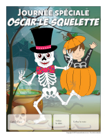 Calendrier perpétuel-Journée spéciale-Oscar le squelette Calendrier perpétuel-Journée spéciale-Oscar le squelette