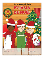 Calendrier perpétuel-Journée spéciale-Pyjama de Noël-2021