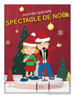 Calendrier perpétuel-Journée spéciale-Spectacle de Noël-2021