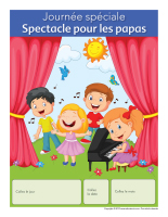 Calendrier perpétuel-Journée spéciale-Spectacle pour les papas