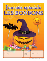 Calendrier perpétuel-Journée spéciales-Les bonbons