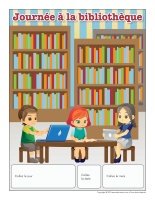 Calendrier perpétuel-Journée thématique-À la bibliothèque Calendrier perpétuel-Journée thématique-À la bibliothèque