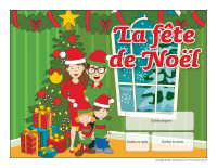 Calendrier perpetuel-La fete de Noel