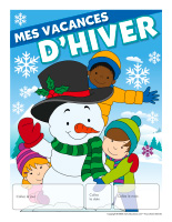 Calendrier perpetuel-Mes vacances dhiver