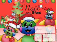 Calendrier perpétuel Noël - Poni Calendrier perpétuel Noël - Poni