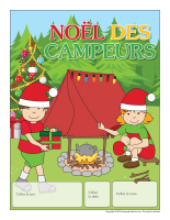 Calendrier perpetuel-Noël des campeurs