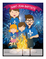 Calendrier perpétuel-Saint-Jean-Baptiste