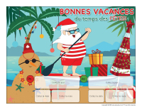 Calendrier perpetuel-Vacances temps des Fetes 2023