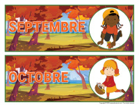 Calendrier visuel-Automne 2025