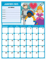 Calendrier visuel