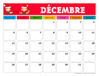 Calendriers-Janvier à décembre-2021