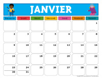 Calendriers janvier à décembre 2022-1
