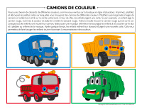 Camions de couleur