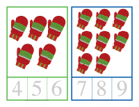 Carte à compter-L'hiver-1 Carte à compter-L'hiver-1