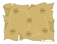 Carte au trésor à raconter