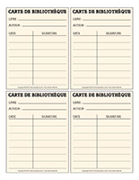 Carte bibliothèque 2019