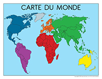 Carte du monde