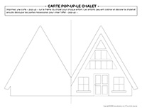 Carte pop-up-Chalet