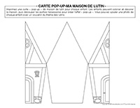 Carte pop-up-Ma maison de lutin