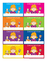 Carte professionnelle-Décoratrice Carte professionnelle-Décoratrice
